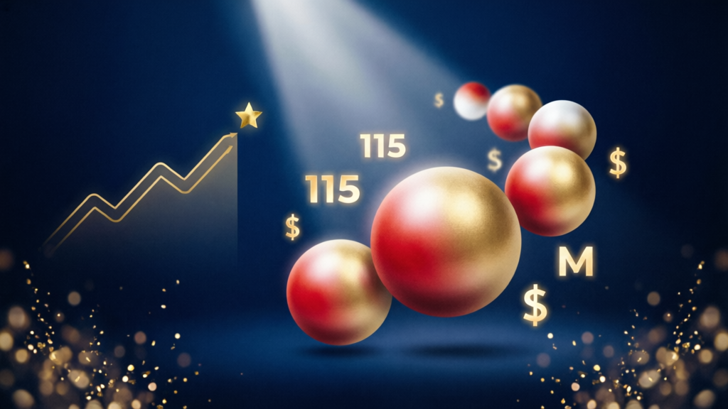 Powerball jackpot rolls to $115 million as Wednesday draw produces no grand-prize winner