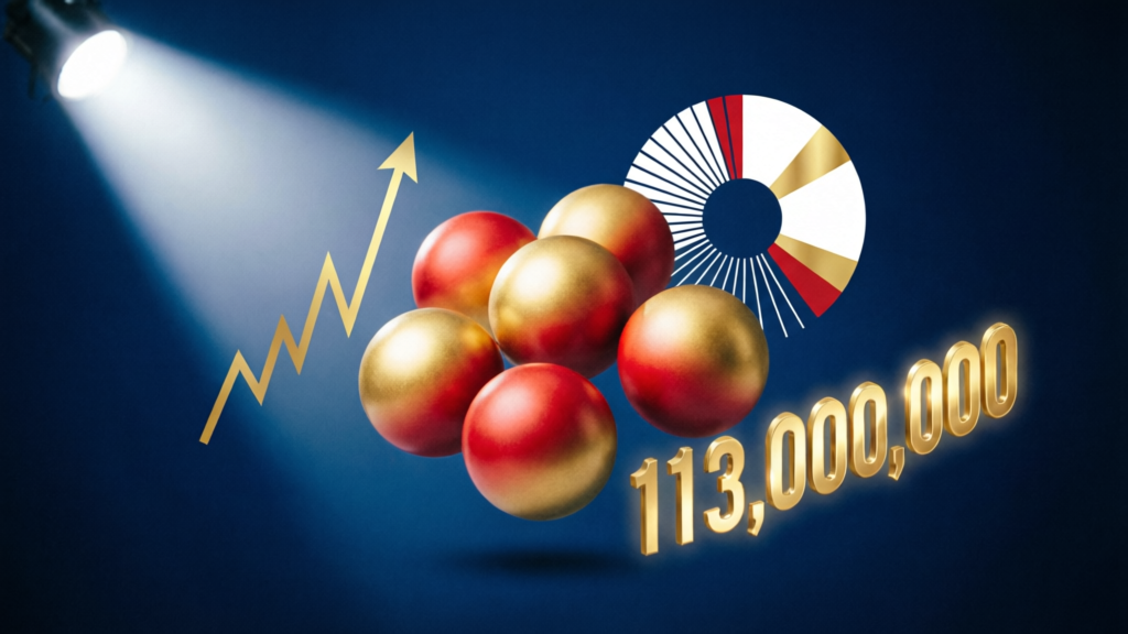 Powerball's 40-draw rollover streak ends with $113 million jackpot claim